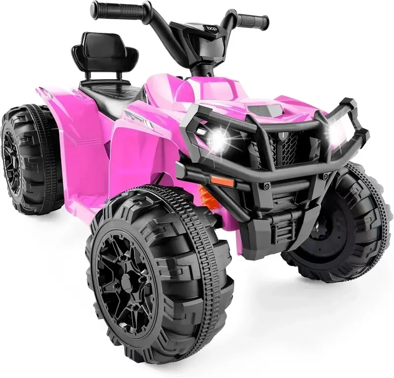 Best Choice Products 12V Kids’ Ride-On ATV – 4-Wheel Electric Quad with Bluetooth Audio