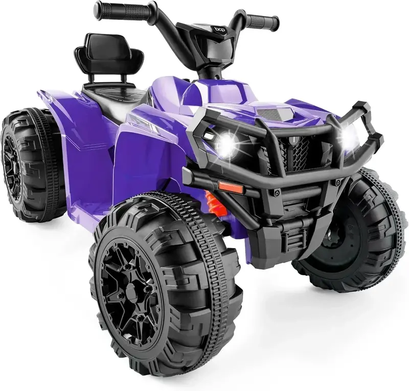 Best Choice Products 12V Kids’ Ride-On ATV – 4-Wheel Electric Quad with Bluetooth Audio