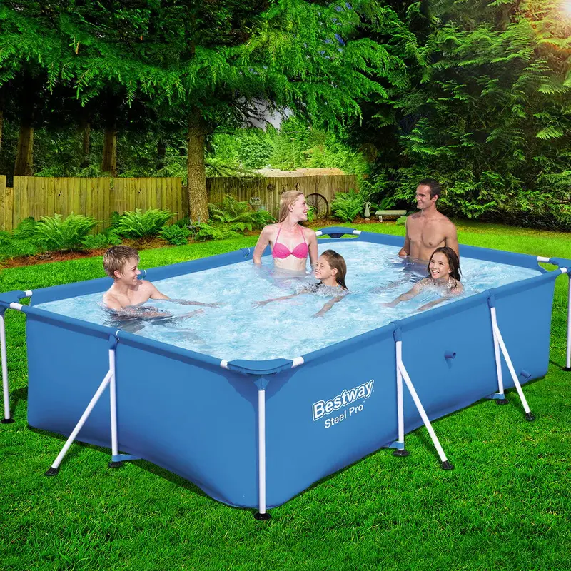 Bestway UV-Resistant Steel-Framed Inflatable Swimming Pool – 3300-Liter Capacity