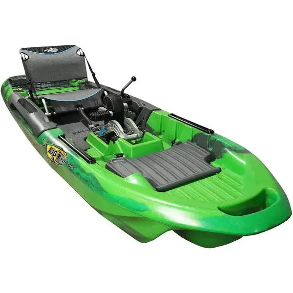 Big Fish 103 Pedal-Drive Fishing Kayak – Green Camo, Stable & Spacious Design