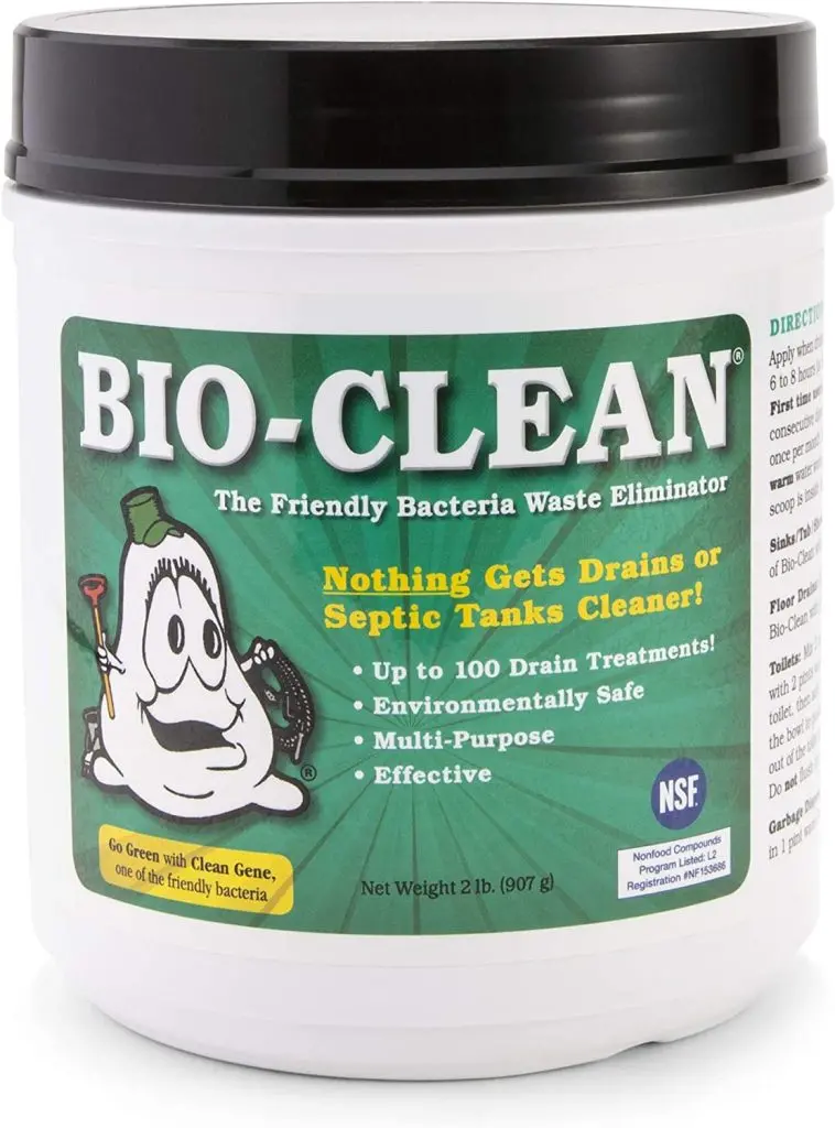 Bio-Clean Natural Drain Cleaner – 2-Pound Enzyme Formula, Septic-Safe, Eco-Friendly, 100 Treatments
