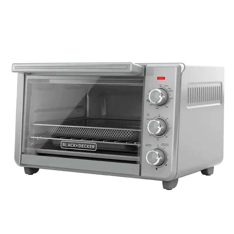 BLACK+DECKER Crisp & Bake Air Fry Toaster Oven – Stainless Steel Model TO3217SS