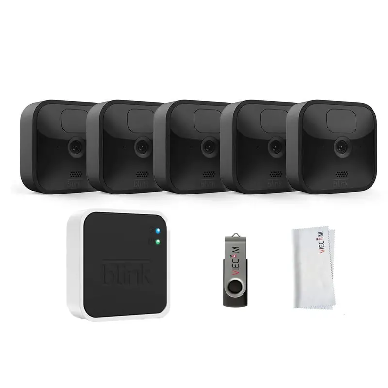 Blink Outdoor 5-Camera Wireless Security System – 1080p HD, Weatherproof, Night Vision & Local Storage