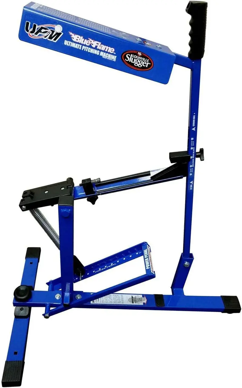 Blue Flame Baseball Pitching Machine – Adjustable Velocity & Trajectory for Youth & Adult Training