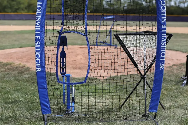 Blue Flame Baseball Pitching Machine – Adjustable Velocity & Trajectory for Youth & Adult Training