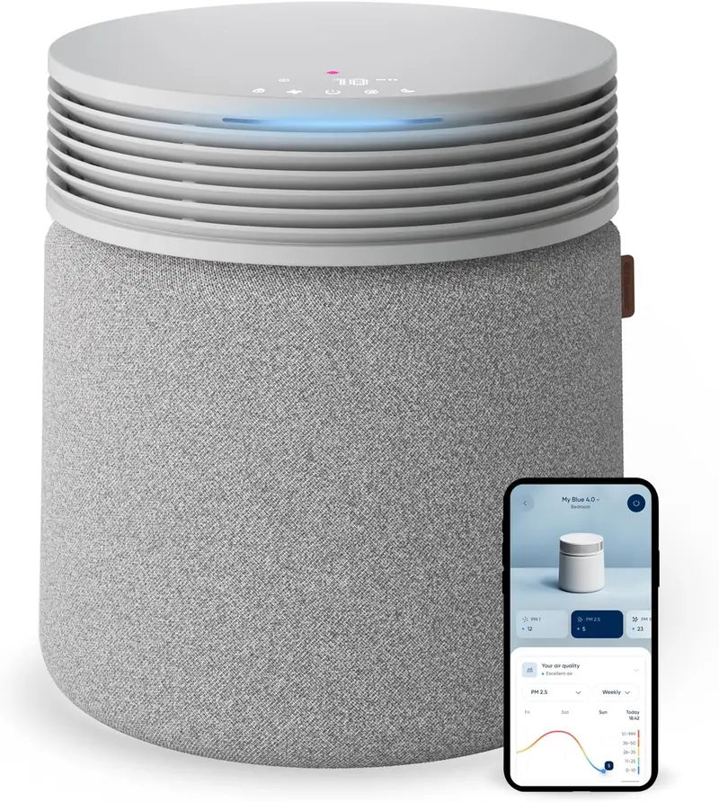 Blueair Blue Signature SP3i Max – Smart WiFi Air Purifier for Large Spaces (3,385 ft²/hr), Table-Ready Design & Odor Elimination