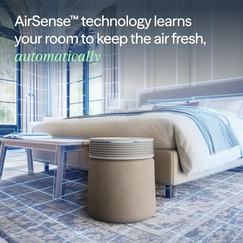 Blueair Blue Signature SP3i Max – Smart WiFi Air Purifier for Large Spaces (3,385 ft²/hr), Table-Ready Design & Odor Elimination