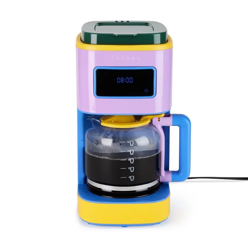 Bodum 12-Cup Programmable Coffee Maker – Blue & Multi-Function