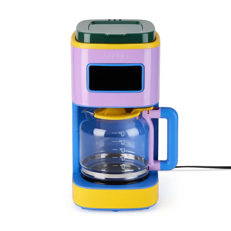 Bodum 12-Cup Programmable Coffee Maker – Blue & Multi-Function