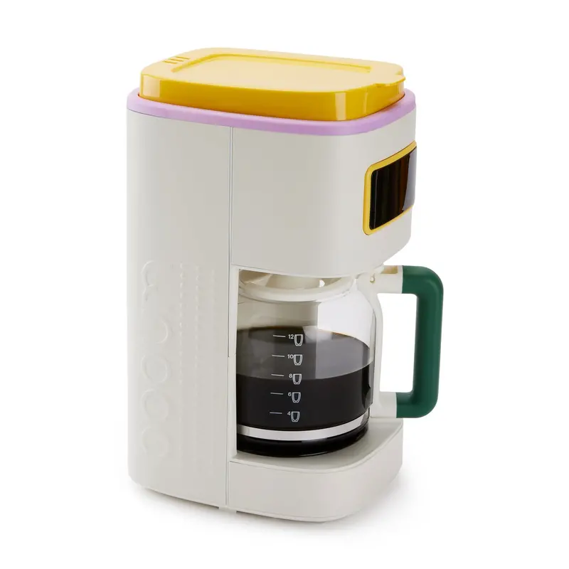 Bodum 12-Cup Programmable Coffee Maker – White & Multi-Function