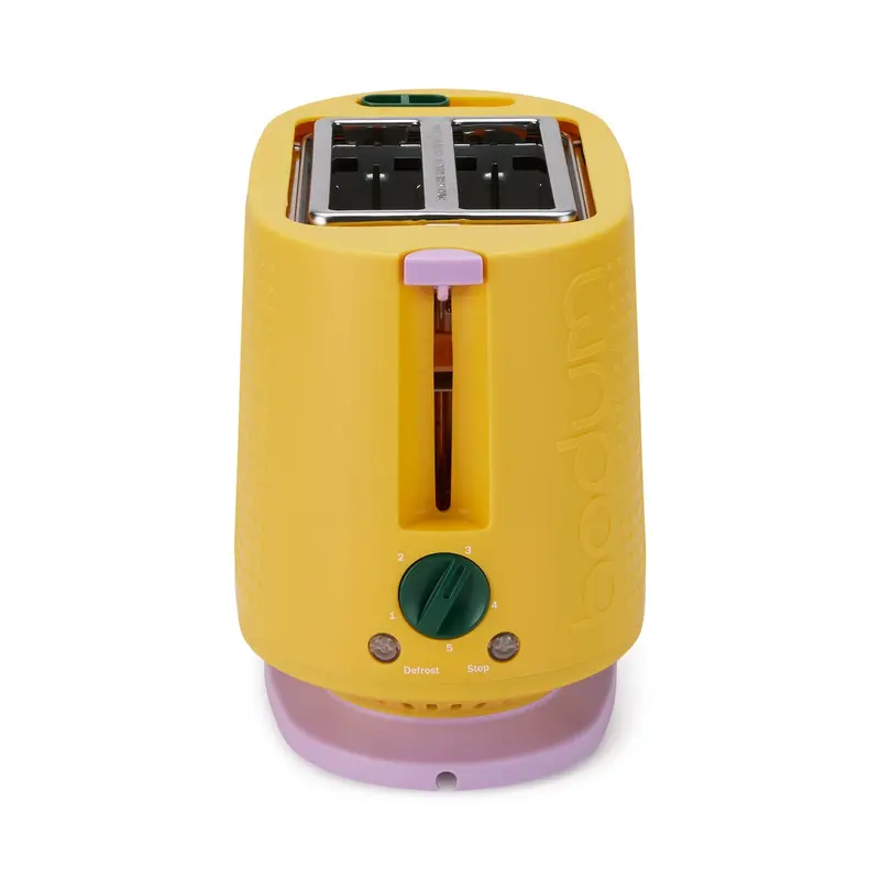 Bodum Bistro Yellow 2-Slice Toaster