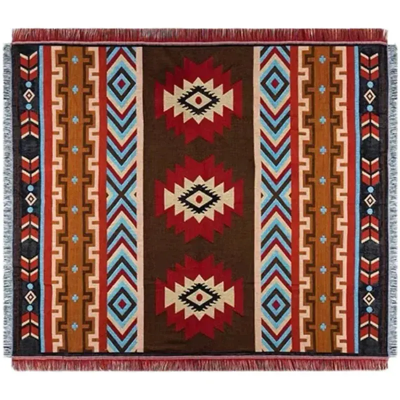 Boho-Style Moisture-Resistant Picnic Blanket for Outdoor Adventures