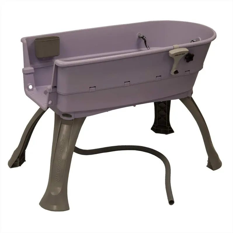 Booster Bath Elevated Pet Grooming Station – Teal Step Combo for Large Dogs | Ergonomic Height & Non-Slip Platform