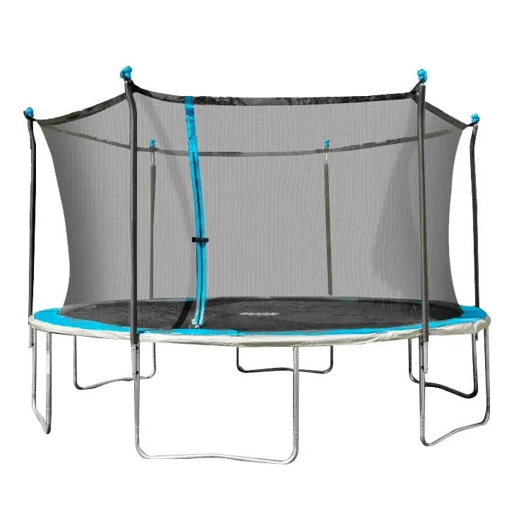 Bounce Pro 14-Foot Trampoline with Illuminated Flash Lite Zone and Safety Enclosure