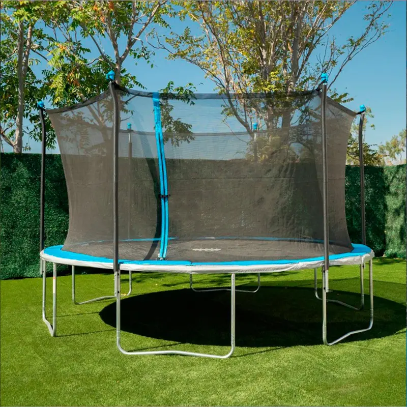 Bounce Pro 14-Foot Trampoline with Illuminated Flash Lite Zone and Safety Enclosure