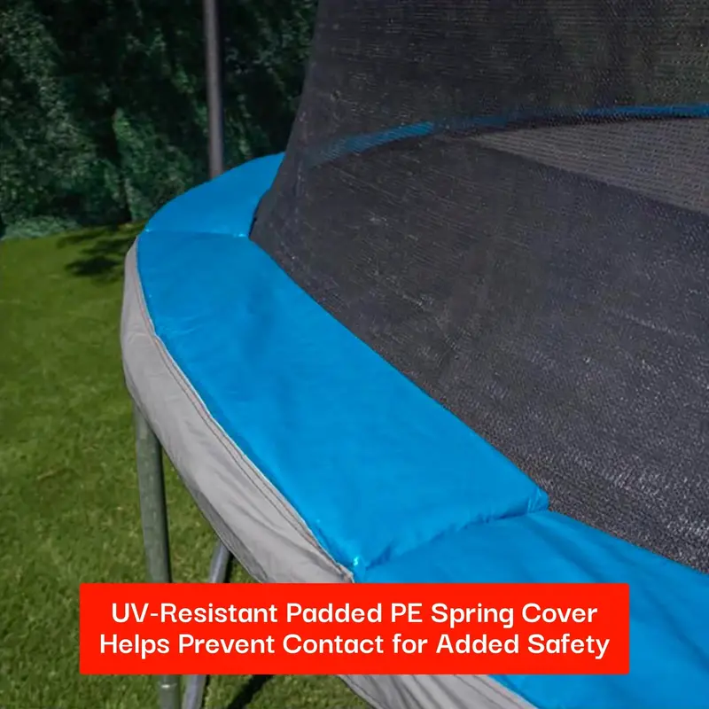 Bounce Pro 14-Foot Trampoline with Illuminated Flash Lite Zone and Safety Enclosure