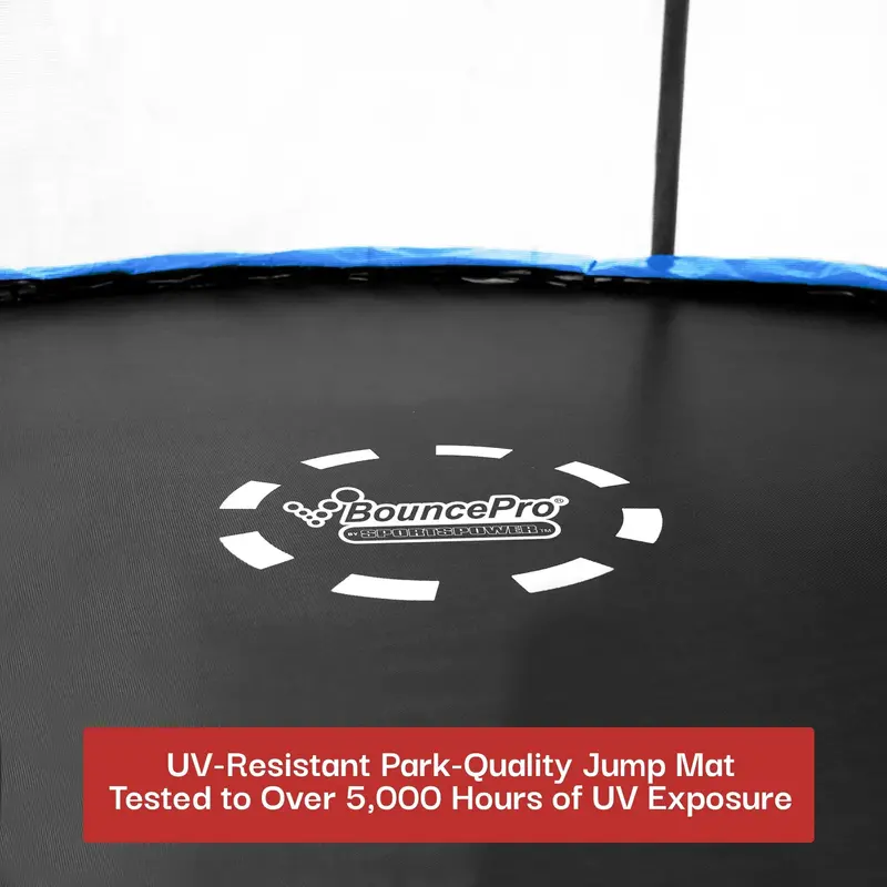 Bounce Pro 14-Foot Trampoline with Illuminated Flash Lite Zone and Safety Enclosure