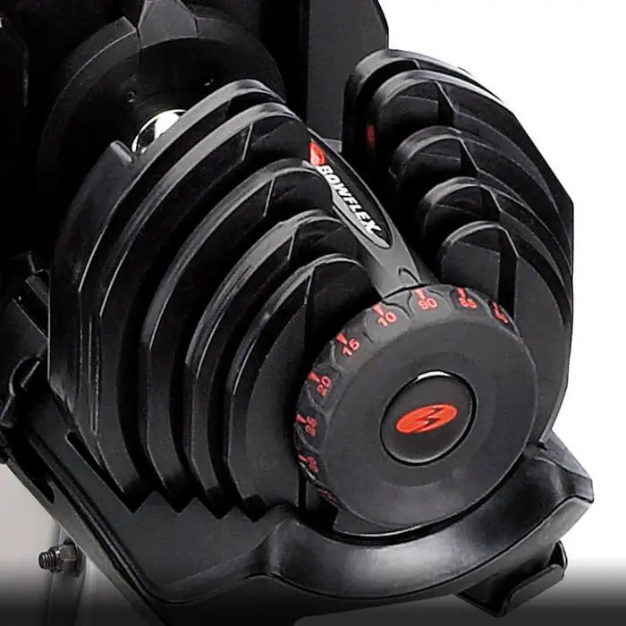 Bowflex SelectTech 1090 Adjustable Dumbbell Set – Space-Saving Pair with Quick-Change Dial