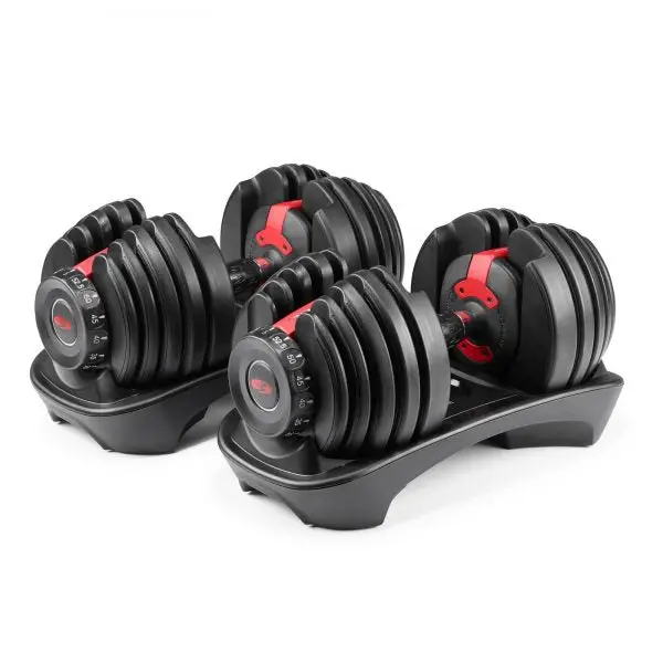 Bowflex SelectTech 552 Adjustable Dumbbell Set – Authentic Pair with Quick-Change Weight System