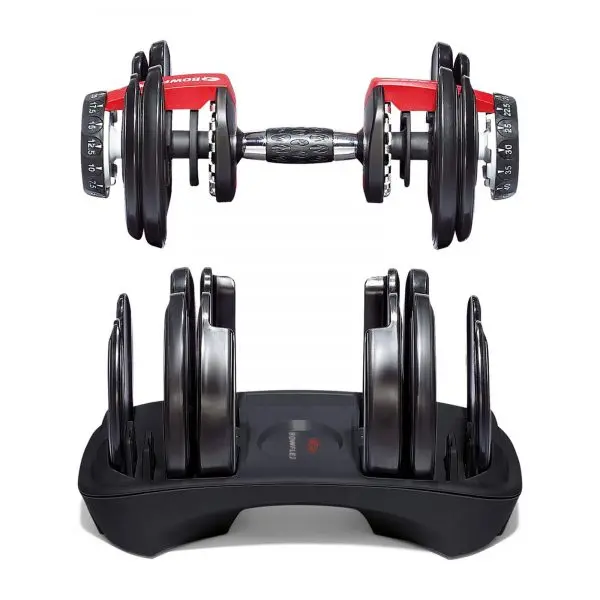 Bowflex SelectTech 552 Adjustable Dumbbell Set – Authentic Pair with Quick-Change Weight System