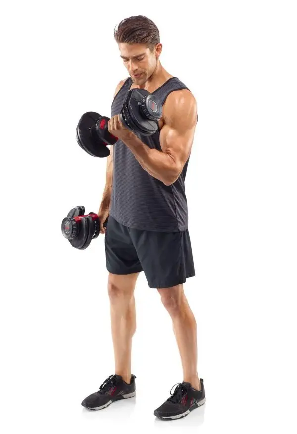Bowflex SelectTech 552 Adjustable Dumbbell Set – Authentic Pair with Quick-Change Weight System