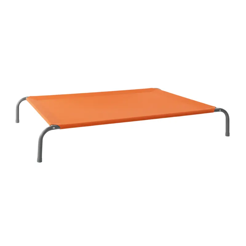 Breathable Elevated Dog Cot – Durable Mesh Top & Rubberized Skid-Proof Feet