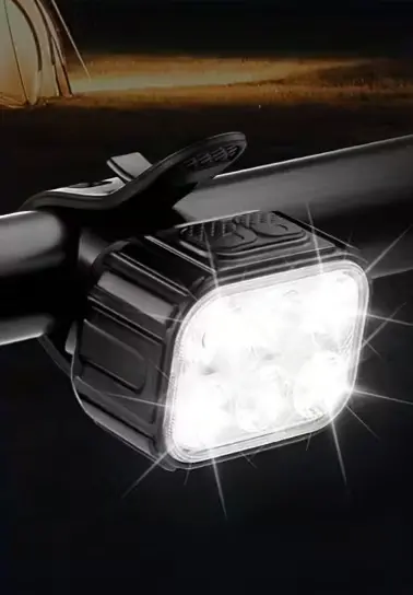 Bright LED Bicycle Light – Rechargeable Front or Rear Light with Four Illumination Settings 2