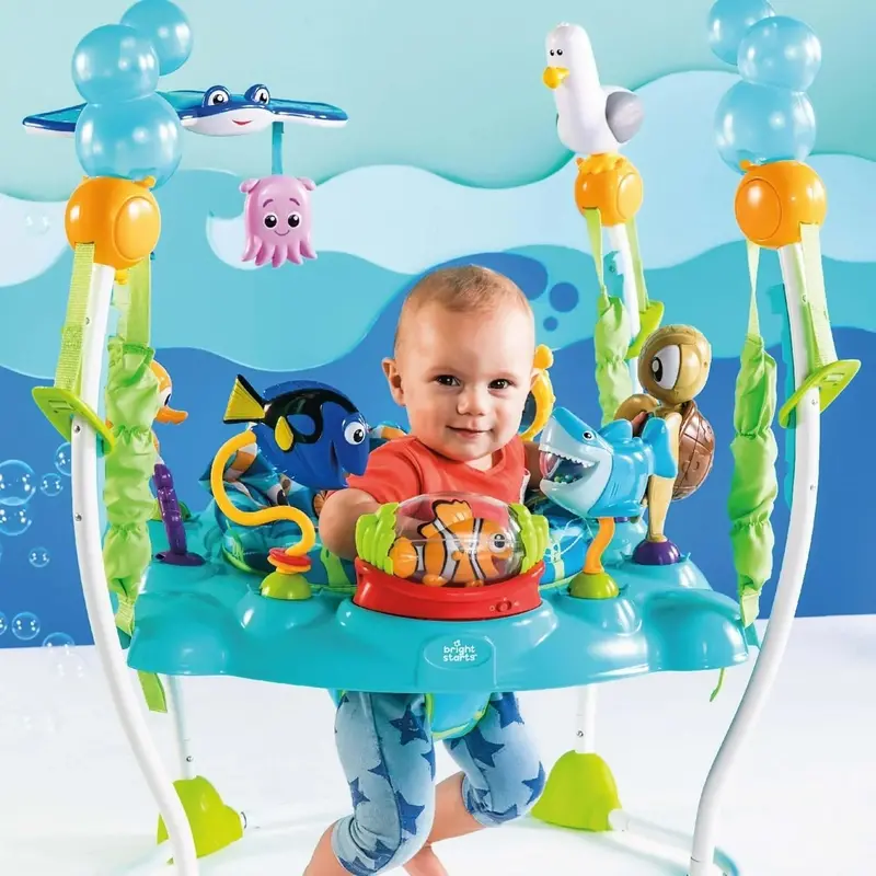 Bright Starts Finding Nemo Infant Jumper with Sea-Themed Activity Center (Unisex)