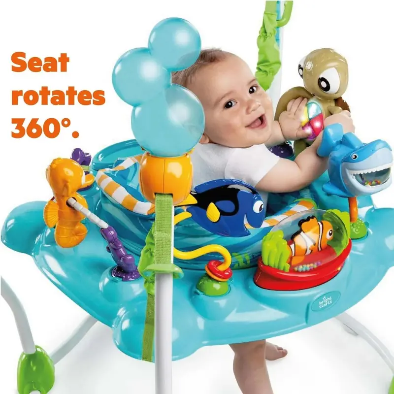 Bright Starts Finding Nemo Infant Jumper with Sea-Themed Activity Center (Unisex)