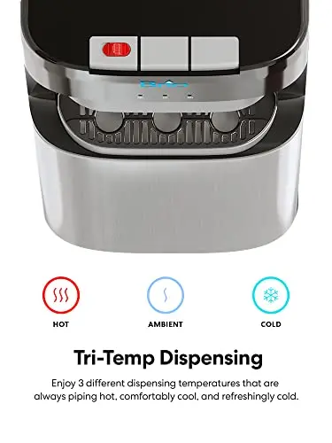 Brio Bottom-Loading Water Cooler Dispenser with Triple-Temp Settings