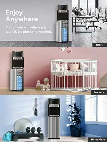 Brio Bottom-Loading Water Cooler Dispenser with Triple-Temp Settings