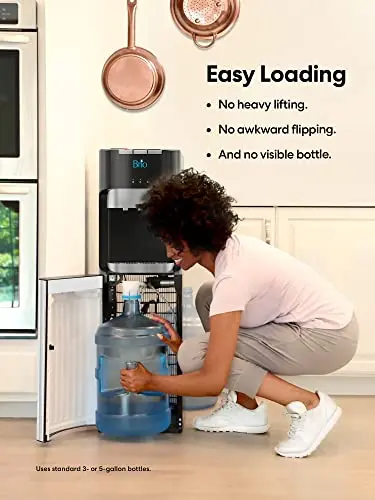 Brio Bottom-Loading Water Cooler Dispenser with Triple-Temp Settings