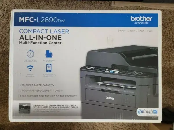 Brother MFC-L2690DW Monochrome Laser All-in-One Printer – Fast Free Shipping