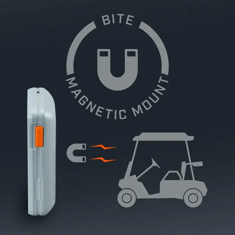 Bushnell Phantom 2 GPS Golf Rangefinder – Compact, Preloaded Course Maps, Black