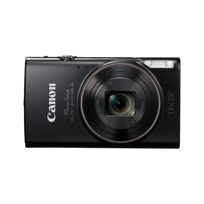 Canon PowerShot ELPH 360HS Compact Camera – Black