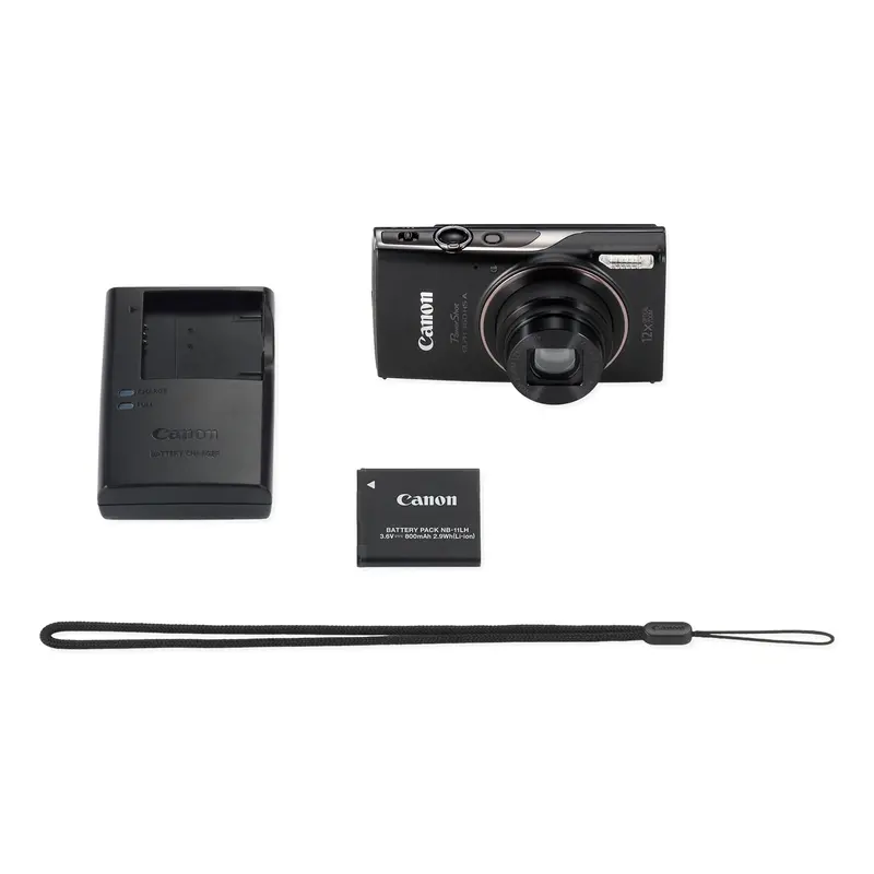Canon PowerShot ELPH 360HS Compact Camera – Black