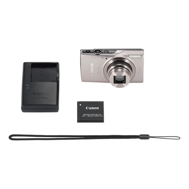 Canon PowerShot ELPH 360HS Compact Camera – Silver