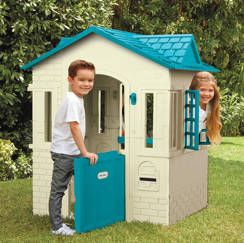 Cape Cottage Blue Play Theater for Imaginative Storytelling