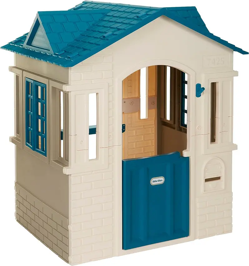Cape Cottage Blue Play Theater for Imaginative Storytelling