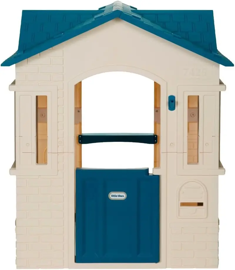 Cape Cottage Large Blue Playhouse – Premium Outdoor Kids’ Play Structure 2