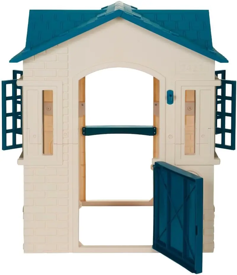 Cape Cottage Large Blue Playhouse – Premium Outdoor Kids’ Play Structure