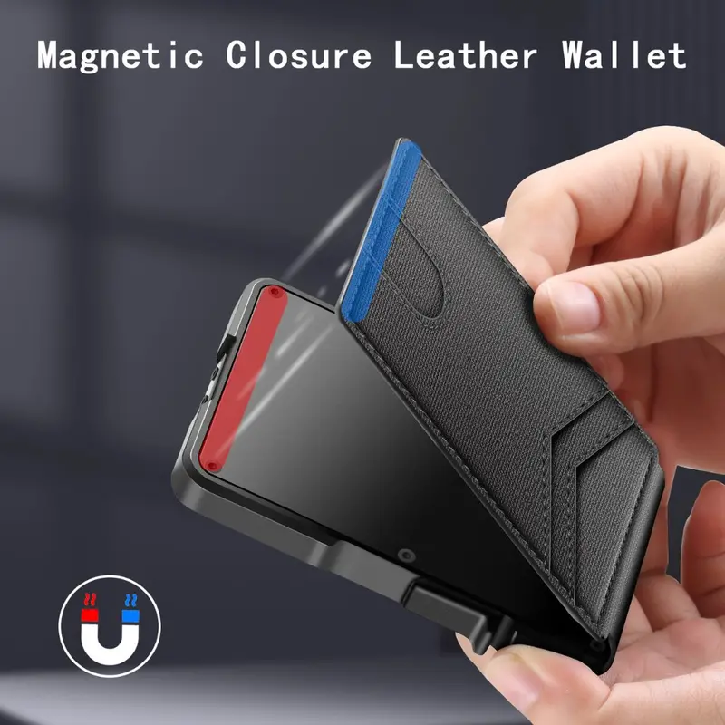 Carbon Fiber Tactical Wallet with RFID Shielding – Slim Denim-Style Quick-Access Wallet Featuring Secure Card Protection and Minimalist Design