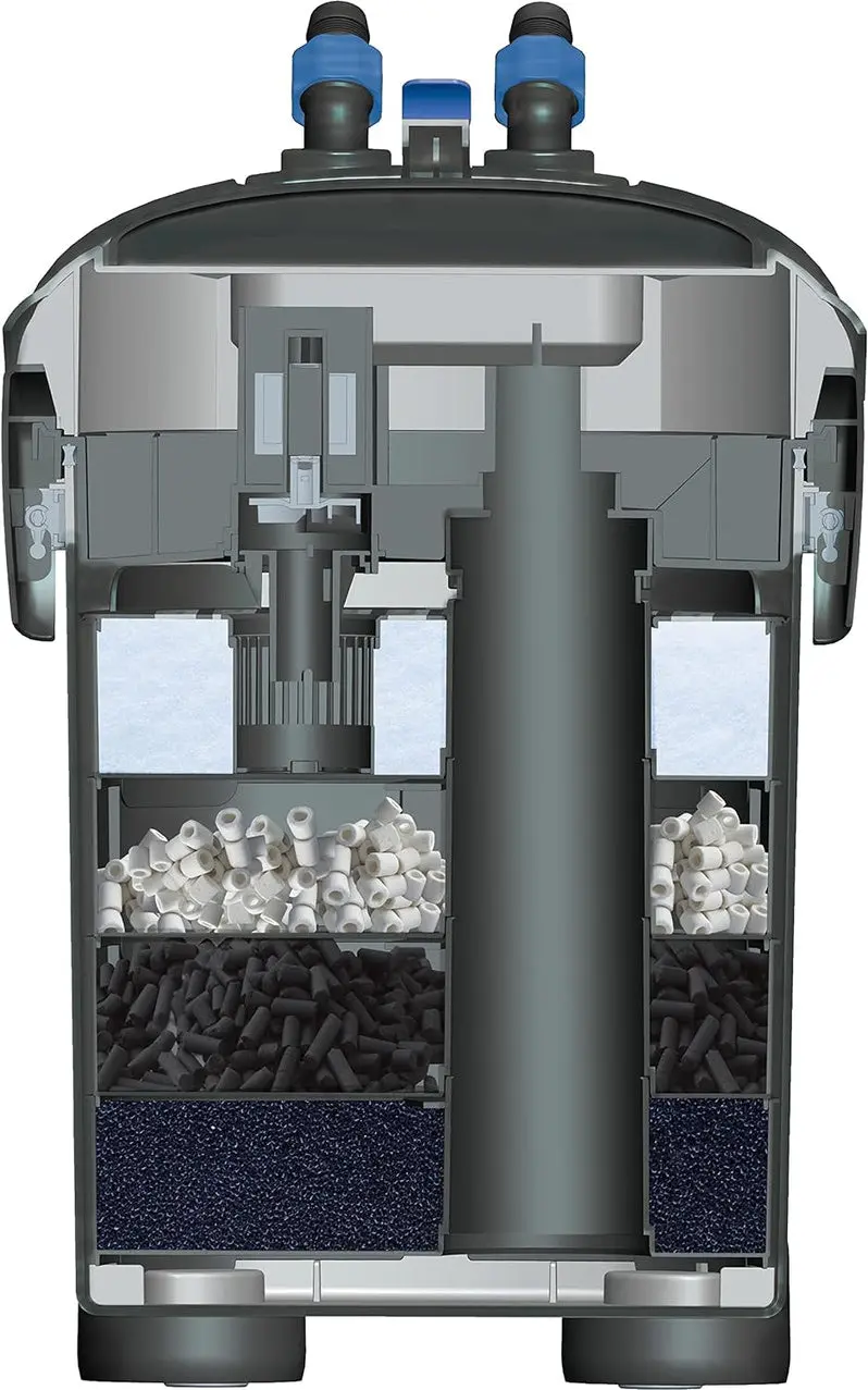 Cascade Max Flow Canister Filter – 820 GPH, Ideal for 250+ Gallon Aquariums