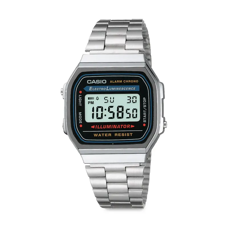 Casio Silver Digital Watch for Everyday Wear