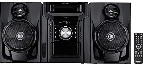 CD-BH950 5-Disc Mini Shelf System: 240W Speakers, Cassette Player & Bluetooth Audio 2