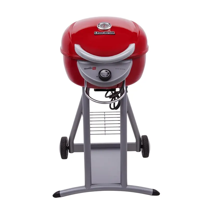 Char-Broil Patio Bistro Electric Grill – Compact Red Design