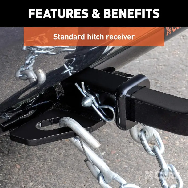 Class III Trailer Hitch with Adjustable Ball Mount – Universal Tow Hitch Kit