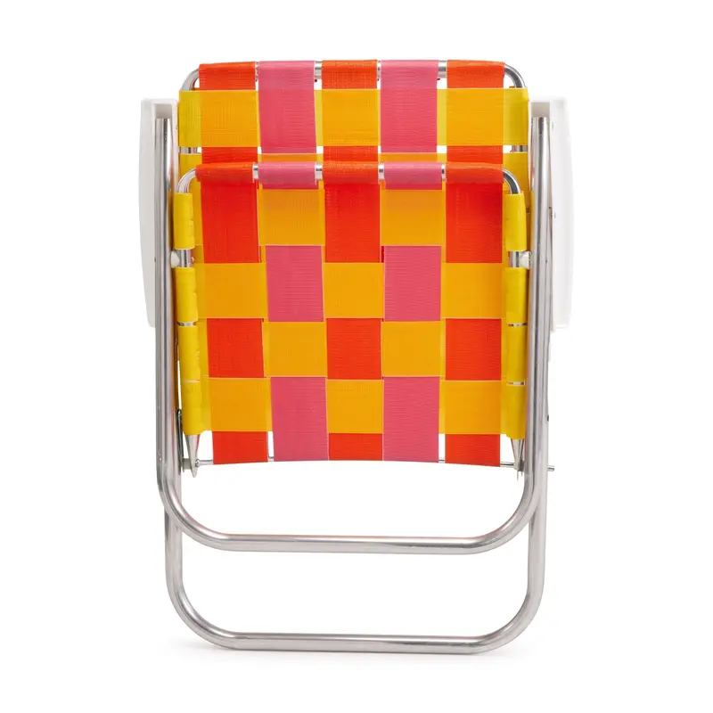 Classic Sunset Lawn Chair – Lightweight, Portable Folding Outdoor Seating