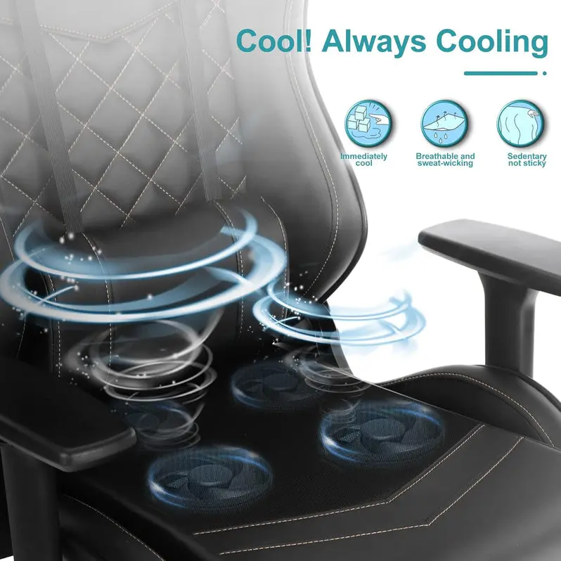 Classic Tall Ergonomic Office Chair – PU Leather Executive Computer Seating