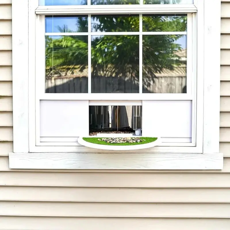 Clear Acrylic Window Bird Feeder | Suction-Cup Mounted Viewing Feeder 2